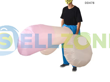 Φουσκωτή στολή πάρτι Big P για ενήλικες - DD478